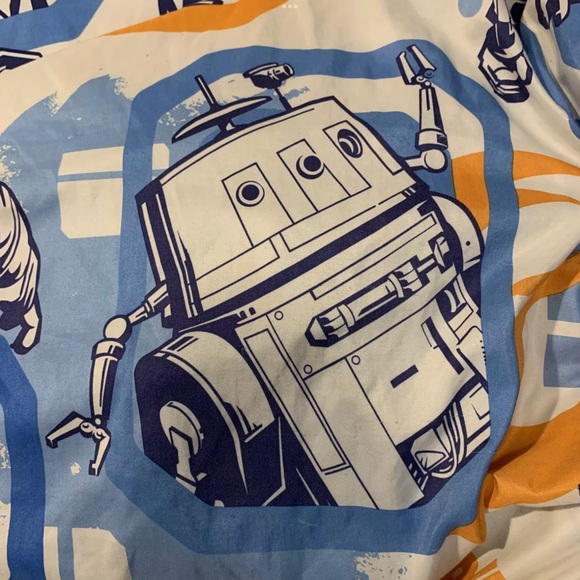 Star Wars Rebels Full Size Fitted Sheet Kids Bedding Chopper Ezra Kanan Zeb - Picture 7 of 12